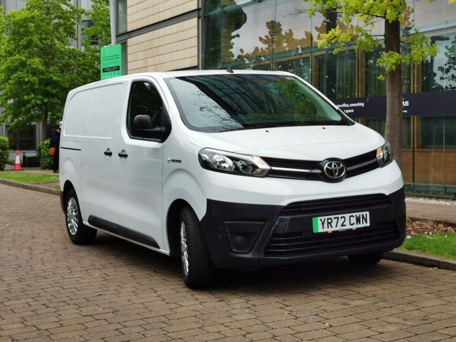 View our Toyota Proace 75kWh Icon Medium Panel Van 6dr Electric Auto MWB (7kW OBC) (136 bhp)