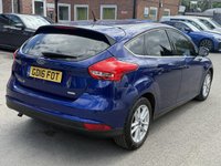 USED 2016 16 FORD FOCUS 1.0T EcoBoost Zetec Hatchback 5dr Petrol Auto Euro 6 (s/s) (125 ps) PARKING SENSORS - NAVIGATION