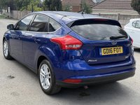 USED 2016 16 FORD FOCUS 1.0T EcoBoost Zetec Hatchback 5dr Petrol Auto Euro 6 (s/s) (125 ps) PARKING SENSORS - NAVIGATION