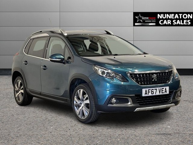 2017 67 PEUGEOT 2008 1.2 PureTech Allure SUV 5dr Petrol EAT Euro 6 (s/s) (110 ps) Rear Parking Sensors