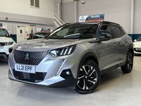 USED 2021 21 PEUGEOT E-2008 50kWh GT SUV 5 Door Electric Automatic Grey 1 Owner from New +BLUETOOTH+CRUISE+REVERSE CAM+