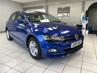 USED 2019 19 VOLKSWAGEN POLO 1.0 TSI GPF SE Hatchback 5dr Petrol DSG Euro 6 (s/s) (95 ps) REEF BLUE / 1 OWNER / AUTOMATIC / ONLY 11535 MILES FROM NEW / FULL VW SERVICE HISTORY / TOUCHSCREEN APPLE CARPLAY & ANDROID AUTO / FRONT & REAR SENSORS / POWERFOLD MIRRORS / CRUISE CONTROL