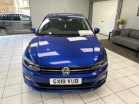USED 2019 19 VOLKSWAGEN POLO 1.0 TSI GPF SE Hatchback 5dr Petrol DSG Euro 6 (s/s) (95 ps) REEF BLUE / 1 OWNER / AUTOMATIC / ONLY 11535 MILES FROM NEW / FULL VW SERVICE HISTORY / TOUCHSCREEN APPLE CARPLAY & ANDROID AUTO / FRONT & REAR SENSORS / POWERFOLD MIRRORS / CRUISE CONTROL