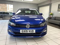USED 2019 19 VOLKSWAGEN POLO 1.0 TSI GPF SE Hatchback 5dr Petrol DSG Euro 6 (s/s) (95 ps) REEF BLUE / 1 OWNER / AUTOMATIC / ONLY 11535 MILES FROM NEW / FULL VW SERVICE HISTORY / TOUCHSCREEN APPLE CARPLAY & ANDROID AUTO / FRONT & REAR SENSORS / POWERFOLD MIRRORS / CRUISE CONTROL