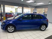 USED 2019 19 VOLKSWAGEN POLO 1.0 TSI GPF SE Hatchback 5dr Petrol DSG Euro 6 (s/s) (95 ps) REEF BLUE / 1 OWNER / AUTOMATIC / ONLY 11535 MILES FROM NEW / FULL VW SERVICE HISTORY / TOUCHSCREEN APPLE CARPLAY & ANDROID AUTO / FRONT & REAR SENSORS / POWERFOLD MIRRORS / CRUISE CONTROL