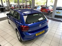 USED 2019 19 VOLKSWAGEN POLO 1.0 TSI GPF SE Hatchback 5dr Petrol DSG Euro 6 (s/s) (95 ps) REEF BLUE / 1 OWNER / AUTOMATIC / ONLY 11535 MILES FROM NEW / FULL VW SERVICE HISTORY / TOUCHSCREEN APPLE CARPLAY & ANDROID AUTO / FRONT & REAR SENSORS / POWERFOLD MIRRORS / CRUISE CONTROL