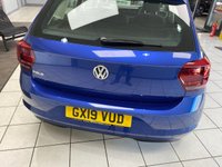 USED 2019 19 VOLKSWAGEN POLO 1.0 TSI GPF SE Hatchback 5dr Petrol DSG Euro 6 (s/s) (95 ps) REEF BLUE / 1 OWNER / AUTOMATIC / ONLY 11535 MILES FROM NEW / FULL VW SERVICE HISTORY / TOUCHSCREEN APPLE CARPLAY & ANDROID AUTO / FRONT & REAR SENSORS / POWERFOLD MIRRORS / CRUISE CONTROL