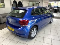 USED 2019 19 VOLKSWAGEN POLO 1.0 TSI GPF SE Hatchback 5dr Petrol DSG Euro 6 (s/s) (95 ps) REEF BLUE / 1 OWNER / AUTOMATIC / ONLY 11535 MILES FROM NEW / FULL VW SERVICE HISTORY / TOUCHSCREEN APPLE CARPLAY & ANDROID AUTO / FRONT & REAR SENSORS / POWERFOLD MIRRORS / CRUISE CONTROL