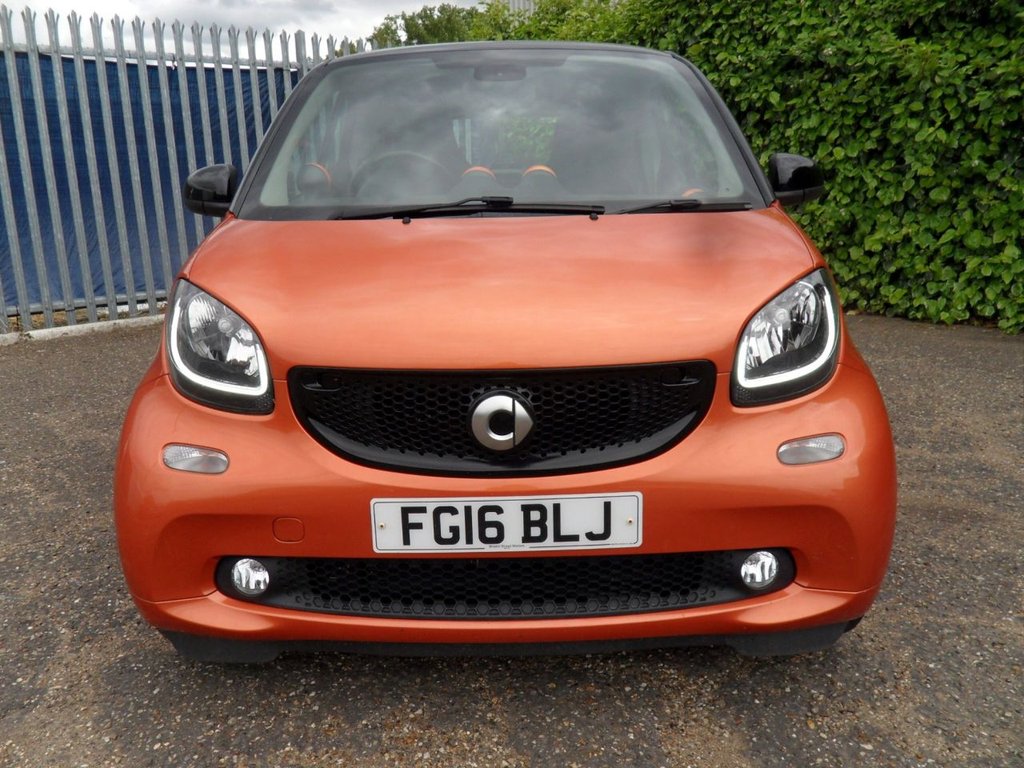 USED 2016 16 SMART FORTWO 0.9T Prime (Premium Plus) Coupe 2dr Petrol Twinamic Euro 6 (s/s) (90 ps) Low Mileage Low Insurance - &pound;20 Tax