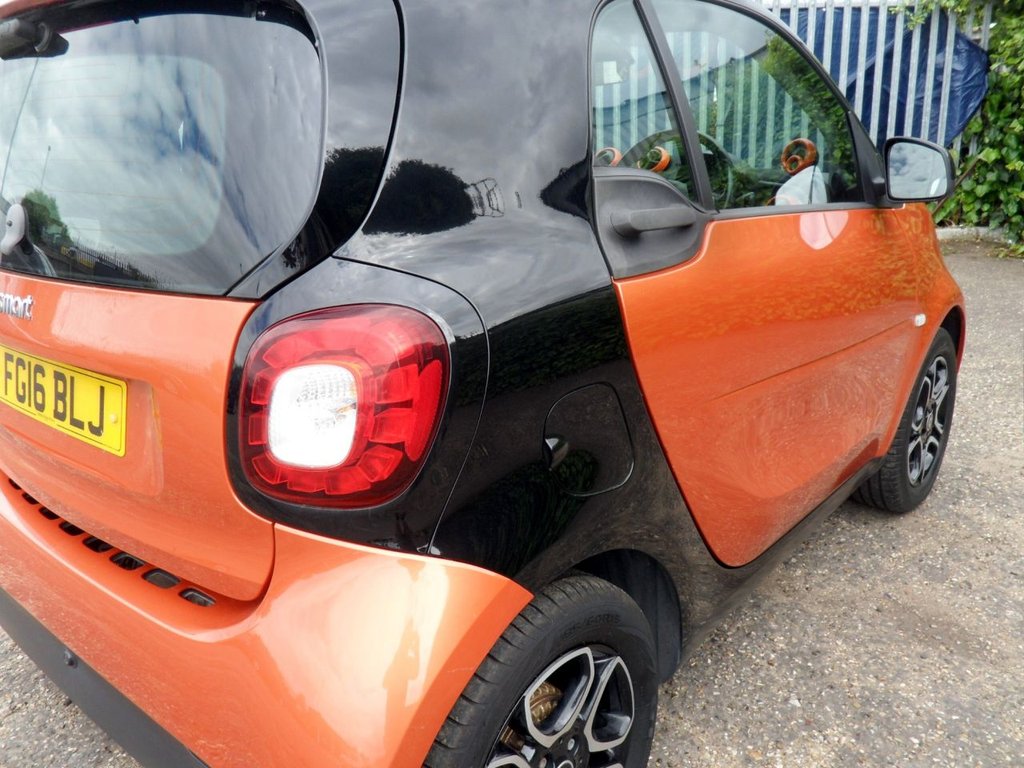 USED 2016 16 SMART FORTWO 0.9T Prime (Premium Plus) Coupe 2dr Petrol Twinamic Euro 6 (s/s) (90 ps) Low Mileage Low Insurance - &pound;20 Tax