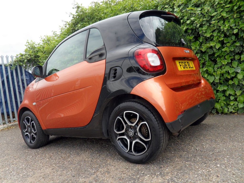 USED 2016 16 SMART FORTWO 0.9T Prime (Premium Plus) Coupe 2dr Petrol Twinamic Euro 6 (s/s) (90 ps) Low Mileage Low Insurance - &pound;20 Tax