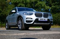 USED 2019 19 BMW X3 2.0 20d xLine SUV 5dr Diesel Auto xDrive Euro 6 (s/s) (190 ps) GLACIER SILVER METALLIC PAINTWORK + DIGITAL DASH + HEATED SEATS + DAB RADIO