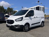 USED 2022 22 FORD TRANSIT CUSTOM 2.0 300 EcoBlue Leader Panel Van 5dr Diesel Manual L1 H1 Euro 6 (s/s) (130 ps) TOUCHSCREEN/2 KEYS/3 SEATS/EURO 6