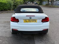 USED 2020 70 BMW 2 SERIES 2.0 220d M Sport Convertible 2dr Diesel Auto Euro 6 (s/s) (190 ps) 