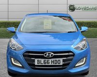 USED 2016 66 HYUNDAI I30 1.6 CRDi Blue Drive SE Nav Hatchback 5dr Diesel Manual Euro 6 (s/s) (110 ps) LONG MOT, FULL SERVICE HISTORY, 10 STAMPS IN THE SERVICE HISTORY BOOK, 2 X KEYS, 1 PREVIOUS OWNERS, HPI CLEAR! SATNAV, CRUISE, BLUETOOTH, ALLOY WHEELS, ELECTRIC WINDOWS, REAR PARKING SENSORS, REVERSE PARKING CAMERA