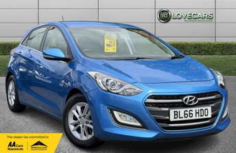 2016 HYUNDAI I30 1.6 CRDi Blue Drive SE Nav Hatchback 5dr Diesel Manual Euro 6 (s/s) (110 ps) &pound;5595.00