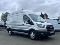 USED 2023 73 FORD TRANSIT 2.0 350 EcoBlue Trend Panel Van 5dr Diesel Manual FWD L3 H3 Euro 6 (s/s) (170 ps) SENSORS/CARPLAY/EURO6/1OWNER/SATNAV