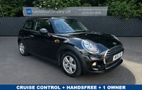 USED 2016 16 MINI HATCH 1.2 One Hatchback 3dr Petrol Manual Euro 6 (s/s) (102 ps) HIGH SPECIFICATION ( &pound;2000  EXTRAS ) LOW MILEAGE + DEALER SERVICE +LOW INSURANCE AND ROAD TAX