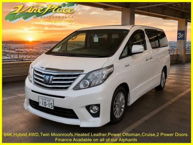 View our Toyota Alphard 2.4 Hybrid 4WD SR-C Package, Leather,Twin Moonroofs, 7 Seats,Auto,