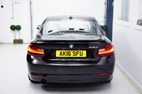 USED 2016 16 BMW 2 SERIES 2.0 218d SE Coupe 2dr Diesel Auto Euro 6 (s/s) (150 ps) BLACK LEATHER | BLACK EXT PACK