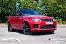 USED 2019 69 LAND ROVER RANGE ROVER SPORT 2.0 P400e 13.1kWh HSE GPF Dynamic SUV 5dr Petrol Plug-in Hybrid Auto 4WD Euro 6 (s/s) (404 ps) FIRENZE RED METALLIC PAINTWORK + SUNROOF + CARPLAY + MERIDIAN