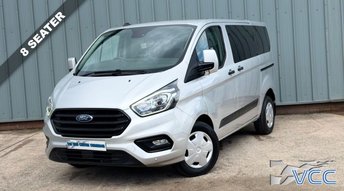 2021 FORD TRANSIT CUSTOM 71 TREND 8 SEAT KOMBI VREW VAN L1 SWB Euro 6 2.0 320 130 BHP &pound;14995.00