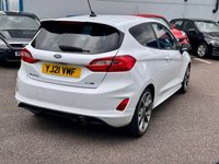 USED 2021 21 FORD FIESTA 1.0T EcoBoost MHEV ST-Line X Edition Hatchback 3dr Petrol Manual Euro 6 (s/s) (155 ps) FSH | SAT NAV | CAR PLAY | PART LEATHER TRIM