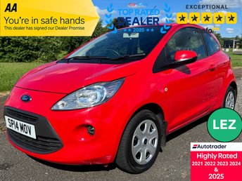 2014 FORD KA 1.2 Edge Hatchback 3dr Petrol Manual Euro 5 (s/s) (69 ps) &pound;3995.00