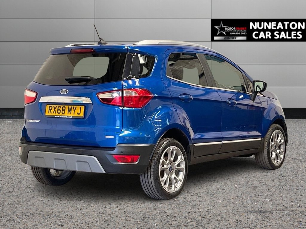 USED 2019 68 FORD ECOSPORT 1.0T EcoBoost GPF Titanium SUV 5dr Petrol Auto Euro 6 (s/s) (125 ps) APPLE CAR PLAY AND ANDROID AUTO