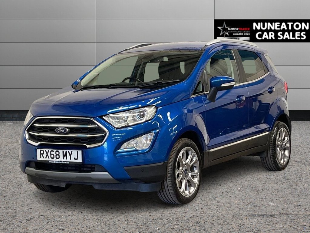USED 2019 68 FORD ECOSPORT 1.0T EcoBoost GPF Titanium SUV 5dr Petrol Auto Euro 6 (s/s) (125 ps) APPLE CAR PLAY AND ANDROID AUTO