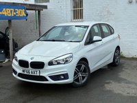 USED 2016 66 BMW 2 SERIES ACTIVE TOURER 2.0 218d Sport MPV 5dr Diesel Manual Euro 6 (s/s) (150 ps) THIS CAR COMES WITH COMPRHENSIVE SERVICE HISTORY SAT NAV,2 OWNERS FROM NEW