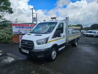 USED 2023 72 FORD TRANSIT 350 LEADER TDCI 130 LWB DROPSIDE PICKUP 58K ULEZ FREE ZONE 