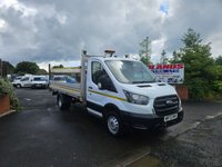 USED 2023 72 FORD TRANSIT 350 LEADER TDCI 130 LWB DROPSIDE PICKUP 58K ULEZ FREE ZONE 