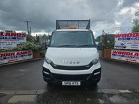 USED 2016 16 IVECO DAILY 35C13 LWB CREW CAB TIPPER PICKUP 76K ULEZ FREE ZONE 