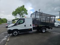 USED 2016 16 IVECO DAILY 35C13 LWB CREW CAB TIPPER PICKUP 76K ULEZ FREE ZONE 