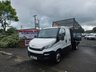 USED 2016 16 IVECO DAILY 35C13 LWB CREW CAB TIPPER PICKUP 76K ULEZ FREE ZONE 