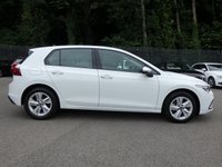 USED 2022 22 VOLKSWAGEN GOLF 1.0 TSI Life  5d 110 S/S SAT NAV, APP-CONNECT FOR WIRELESS APPLE CARPLAY / ANDROID AUTO, ACTIVE INFO DISPLAY VIRTUAL COCKPIT, WIRELESS PHONE CHARGER, DAB RADIO, BLUETOOTH, LANE ASSIST, FRONT ASSIST, ADAPTIVE CRUISE CONTROL & SPEED LIMITER, FRONT & REAR PARKING SENSORS WITH DISPLAY, LEATHER FLAT BOTTOM MULTIFUNCTION STEERING WHEEL, KEYLESS START, RAIN & LIGHT SENSORS, AUTO HOLD, 4x USB PORTS, CLIMATE CONTROL, ILLUMINATING VANITY MIRRORS, DIGITAL SPEEDO, MANAUL 6 SPEED, 1 OWNER FROM NEW, SERVICE HISTORY