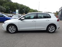 USED 2022 22 VOLKSWAGEN GOLF 1.0 TSI Life  5d 110 S/S SAT NAV, APP-CONNECT FOR WIRELESS APPLE CARPLAY / ANDROID AUTO, ACTIVE INFO DISPLAY VIRTUAL COCKPIT, WIRELESS PHONE CHARGER, DAB RADIO, BLUETOOTH, LANE ASSIST, FRONT ASSIST, ADAPTIVE CRUISE CONTROL & SPEED LIMITER, FRONT & REAR PARKING SENSORS WITH DISPLAY, LEATHER FLAT BOTTOM MULTIFUNCTION STEERING WHEEL, KEYLESS START, RAIN & LIGHT SENSORS, AUTO HOLD, 4x USB PORTS, CLIMATE CONTROL, ILLUMINATING VANITY MIRRORS, DIGITAL SPEEDO, MANAUL 6 SPEED, 1 OWNER FROM NEW, SERVICE HISTORY
