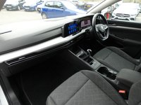USED 2022 22 VOLKSWAGEN GOLF 1.0 TSI Life  5d 110 S/S SAT NAV, APP-CONNECT FOR WIRELESS APPLE CARPLAY / ANDROID AUTO, ACTIVE INFO DISPLAY VIRTUAL COCKPIT, WIRELESS PHONE CHARGER, DAB RADIO, BLUETOOTH, LANE ASSIST, FRONT ASSIST, ADAPTIVE CRUISE CONTROL & SPEED LIMITER, FRONT & REAR PARKING SENSORS WITH DISPLAY, LEATHER FLAT BOTTOM MULTIFUNCTION STEERING WHEEL, KEYLESS START, RAIN & LIGHT SENSORS, AUTO HOLD, 4x USB PORTS, CLIMATE CONTROL, ILLUMINATING VANITY MIRRORS, DIGITAL SPEEDO, MANAUL 6 SPEED, 1 OWNER FROM NEW, SERVICE HISTORY
