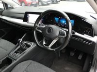 USED 2022 22 VOLKSWAGEN GOLF 1.0 TSI Life  5d 110 S/S SAT NAV, APP-CONNECT FOR WIRELESS APPLE CARPLAY / ANDROID AUTO, ACTIVE INFO DISPLAY VIRTUAL COCKPIT, WIRELESS PHONE CHARGER, DAB RADIO, BLUETOOTH, LANE ASSIST, FRONT ASSIST, ADAPTIVE CRUISE CONTROL & SPEED LIMITER, FRONT & REAR PARKING SENSORS WITH DISPLAY, LEATHER FLAT BOTTOM MULTIFUNCTION STEERING WHEEL, KEYLESS START, RAIN & LIGHT SENSORS, AUTO HOLD, 4x USB PORTS, CLIMATE CONTROL, ILLUMINATING VANITY MIRRORS, DIGITAL SPEEDO, MANAUL 6 SPEED, 1 OWNER FROM NEW, SERVICE HISTORY