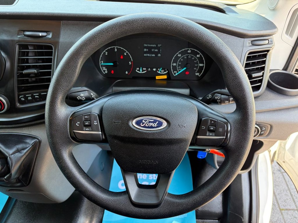USED 2024 24 FORD TRANSIT 350 LEADER 2.0EcoBlue EU6 S/S RWD L3 H3 130ps *AIRCON*PARK/SENSORS*E/W*FRONT FOGS* EU6-L3H3-AIRCON-SENSORS-E/W