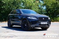 USED 2020 20 JAGUAR F-PACE 2.0 D180 Chequered Flag SUV 5dr Diesel Auto AWD Euro 6 (s/s) (180 ps) SANTORINI BLACK METALLIC PAINTWORK + SUNROOF + WINTER PACK + MERIDIAN