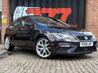 USED 2018 18 SEAT LEON 1.8 TSI FR Technology Sport Coupe 3dr Petrol Manual Euro 6 (s/s) (180 ps) GREAT HISTORY, 2 KEYS, NEW MOT