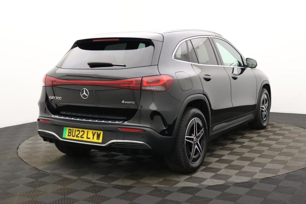 USED 2022 22 MERCEDES-BENZ EQA EQA 300 66.5kWh AMG Line SUV 5dr Electric Auto 4MATIC (228 ps) 4X4, Car Play, Sat Nav