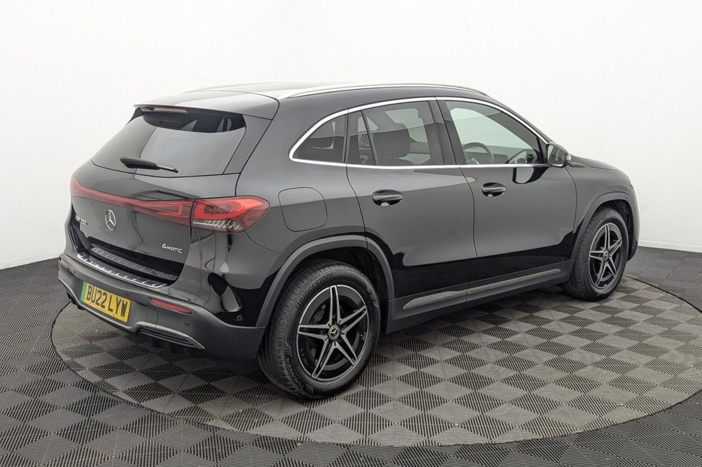 USED 2022 22 MERCEDES-BENZ EQA EQA 300 66.5kWh AMG Line SUV 5dr Electric Auto 4MATIC (228 ps) 4X4, Car Play, Sat Nav