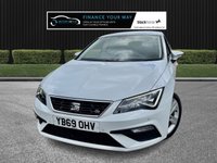 USED 2019 69 SEAT LEON 1.5 TSI EVO FR Hatchback 5dr Petrol Manual Euro 6 (s/s) (130 ps) HERE AT MOTOR SWITCH YOUR NEW MOTOR IS JUST A SWITCH AWAY WITH THIS SEAT LEON TSI EVO FR HATCHBACK 5DR 1.5 PETROL MANUAL EURO 6, WHICH COMES WITH A FULL 12 MONTHS NATIONWIDE WARRANTY AND ALSO COMES WITH A FULL 12 MONTHS MOT, THIS VEHICLE WILL ALSO BE FRESHLY SERVICED BEFORE IT LEAVES US TO BRING IT BACK UP TO DATE, WITH ONLY 2 FORMER KEEPERS, ALSO HAS LOW MILEAGE AND COMES WITH 2 KEYS, FINANCE AVAILABLE FROM 9.9% APR, DELIVERY AVAILABLE, PART EX WELCOME, FULLY VALETED USING AUTO SMART PRODUCTS