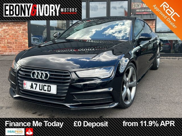 View our Audi A7 3.0 TDI V6 Black Edition Sportback 5dr Diesel S Tronic quattro Euro 6 (s/s) (272 ps)