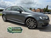 USED 2016 W AUDI A3 1.4 TFSI S line Hatchback 3dr Petrol Manual Euro 6 (s/s) (Nav) (125 ps) MOT MAY 27 NO ADVISORIES, BLUETOOTH