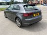 USED 2016 W AUDI A3 1.4 TFSI S line Hatchback 3dr Petrol Manual Euro 6 (s/s) (Nav) (125 ps) MOT MAY 27 NO ADVISORIES, BLUETOOTH