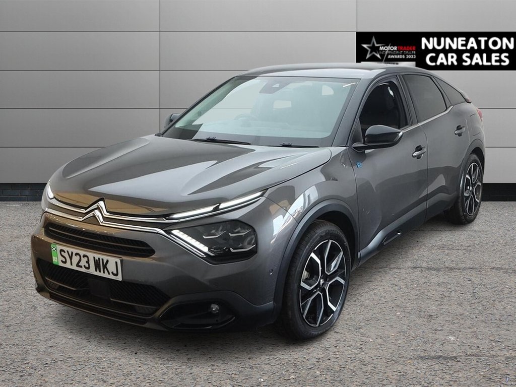 USED 2023 23 CITROEN e-C4 50kWh Shine Plus Hatchback 5dr Electric Auto (7.4kW Charger) (136 ps) 